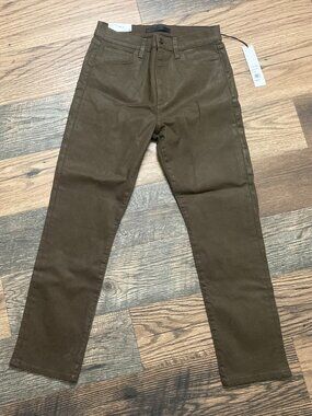 NWT Joe's Jeans The Luna in Autumn Sage Green Coated Cigarette Jeans 30/L27 $198